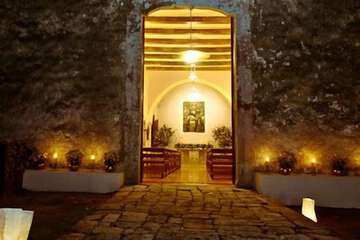 Front of property - evening/night