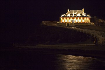 Front of property - evening/night