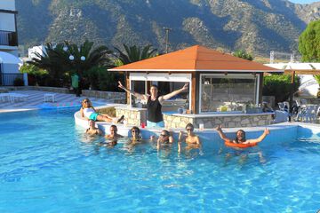 Poolside bar