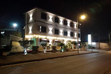 Front of property - evening/night