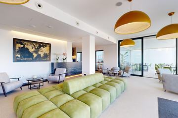 Lobby sitting area