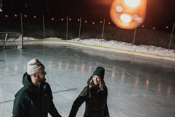 Ice skating