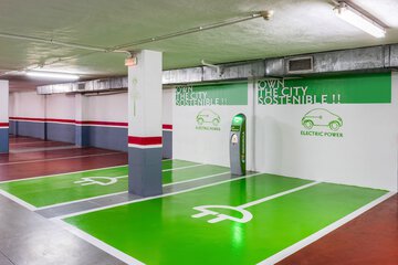 Electric vehicle charging station