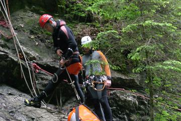 Outdoor rock climbing