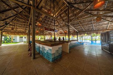 Poolside bar