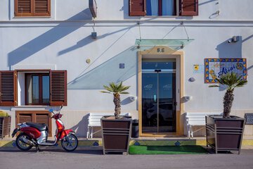 Front of property - evening/night