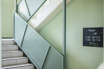 Interior entrance