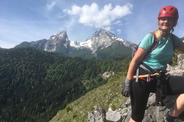 Outdoor rock climbing