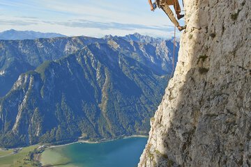 Outdoor rock climbing