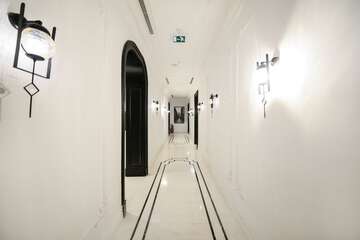 Interior entrance