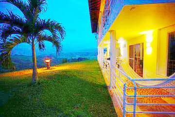 Front of property - evening/night
