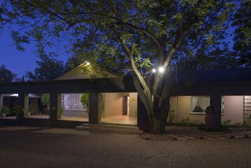 Front of property - evening/night