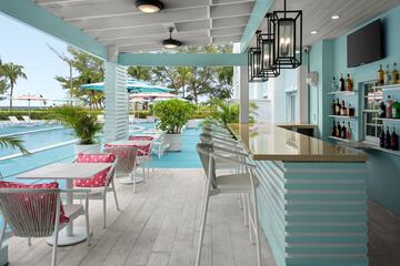 Poolside bar