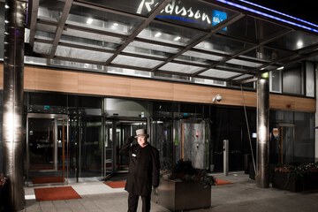 Front of property - evening/night