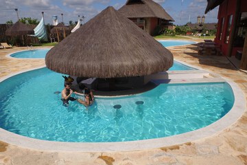 Poolside bar