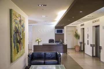 Lobby sitting area