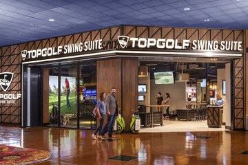 Indoor golf driving range