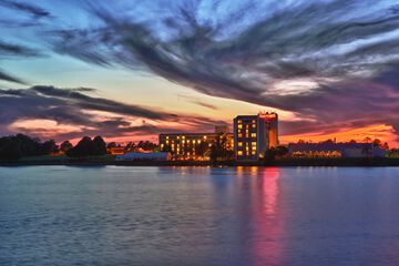 Front of property - evening/night