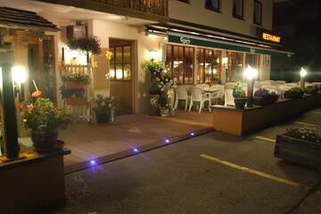 Front of property - evening/night