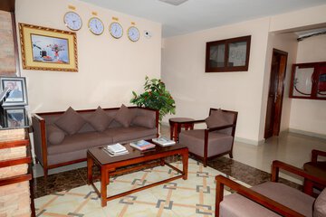Lobby sitting area