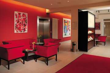 Lobby sitting area