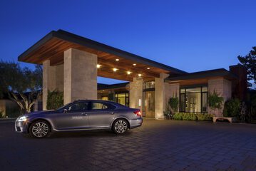 Front of property - evening/night