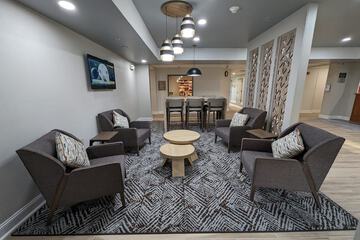 Lobby sitting area