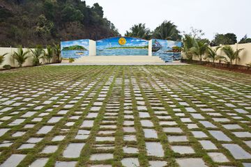 Outdoor wedding area