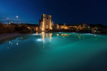 Front of property - evening/night