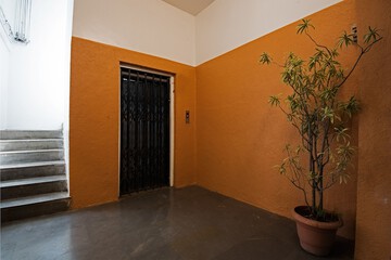 Interior entrance