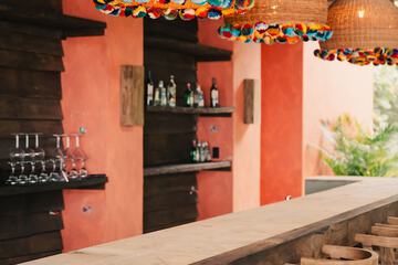 Poolside bar