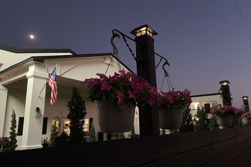 Front of property - evening/night