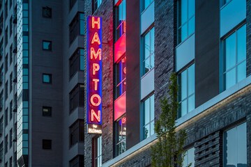 Front of property - evening/night