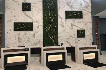 Check-in/check-out kiosk