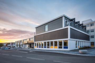 Front of property - evening/night