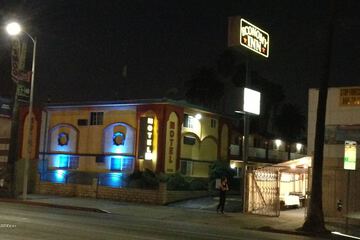 Front of property - evening/night