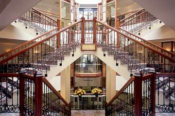 Interior entrance