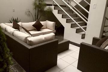 Lobby sitting area