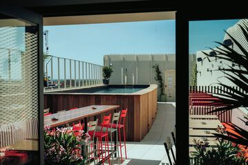 Rooftop pool