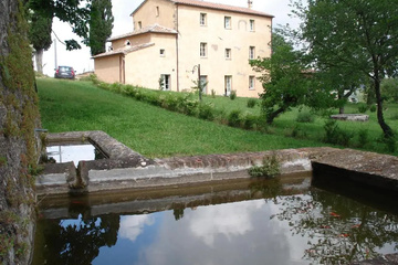 outside