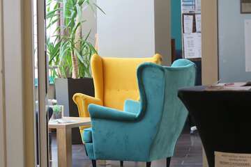 Lobby sitting area