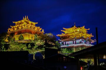 Front of property - evening/night