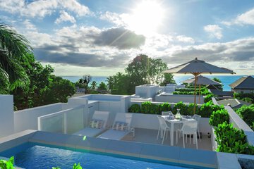 Rooftop pool