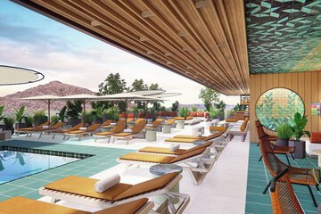 Rooftop pool