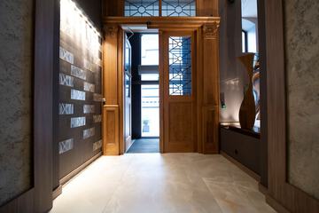 Interior entrance