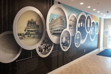 Interior entrance