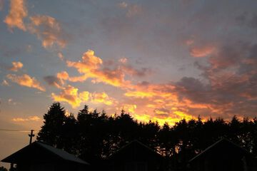 Front of property - evening/night