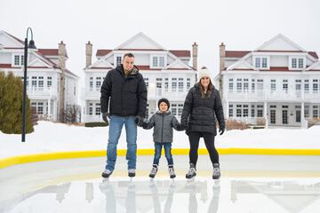 Ice skating