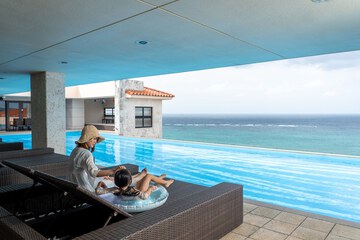 Rooftop pool