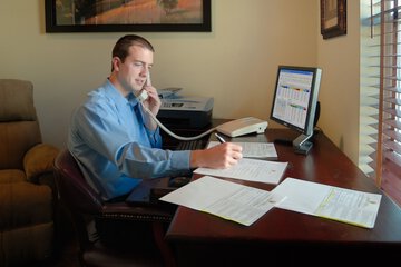 In-room business center